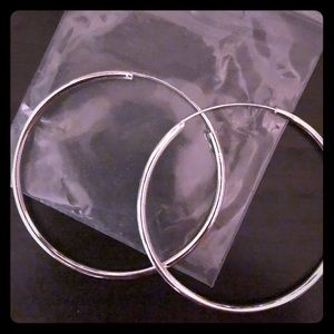 Sterling Silver Hoop Earrings